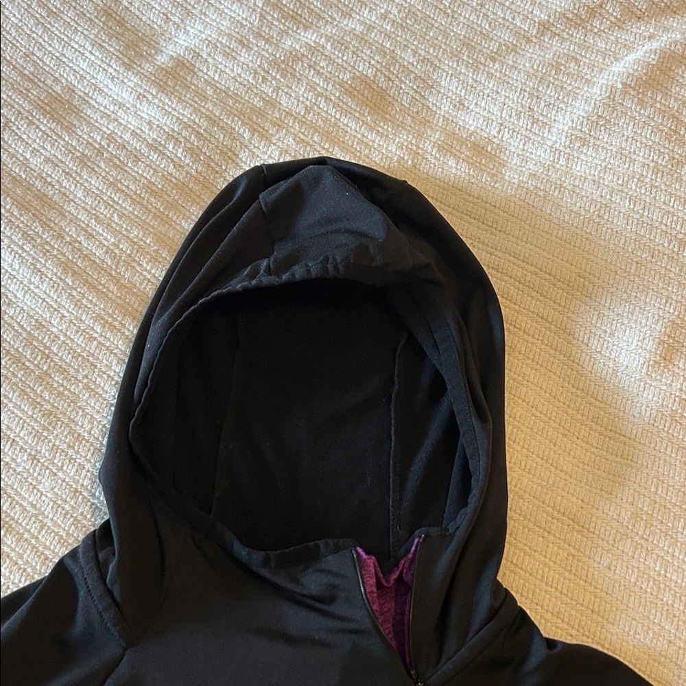 Marc New York Black Hoodie with Purple Accents - Picture 3 of 5